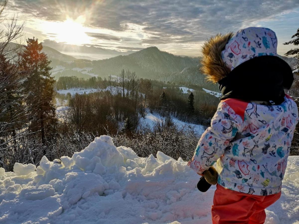 Koza U Woza Wypocznij W Gorach W Rytmie Slow Drewniany Dom Premium Z Widokiem Na Panorame Tatr Ecospa Strefa Fitness Zielona Farma Warsztaty (Adults Only) Szlembark Exterior foto